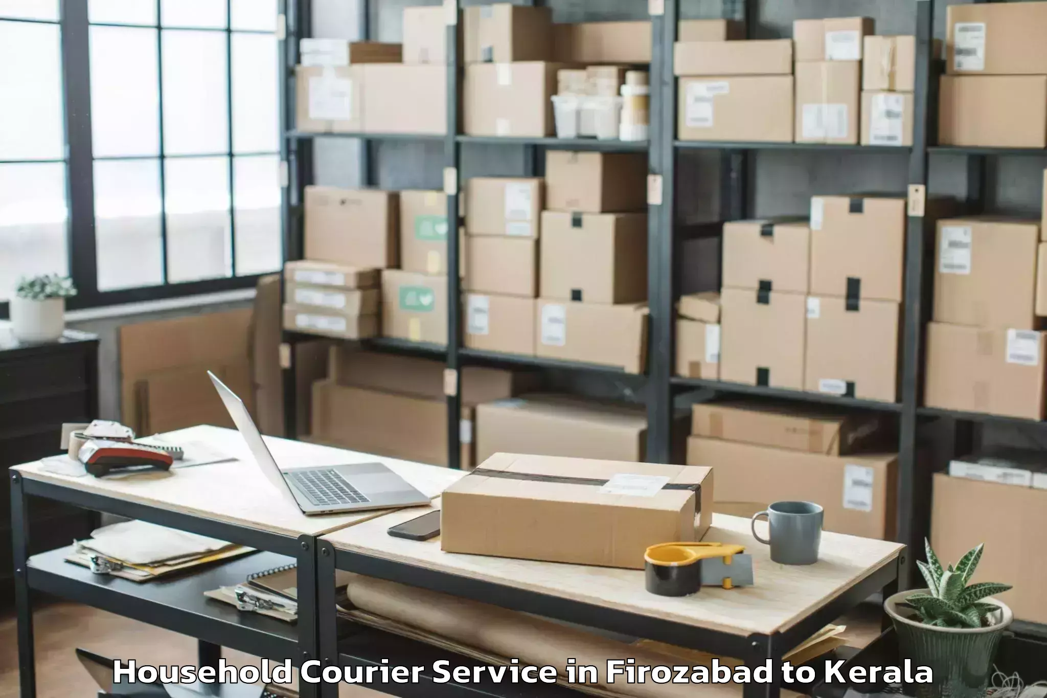 Quality Firozabad to Chengannur Household Courier